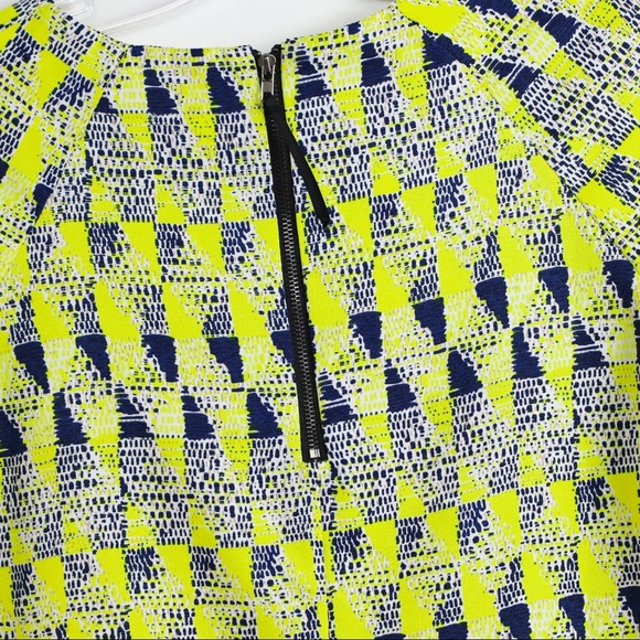 Sans Souci Anthro abstract print yellow geometric - Picture 4 of 5